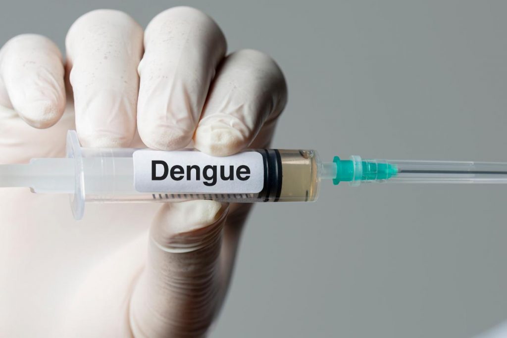 qual o sintoma da dengue: vacina contra dengue