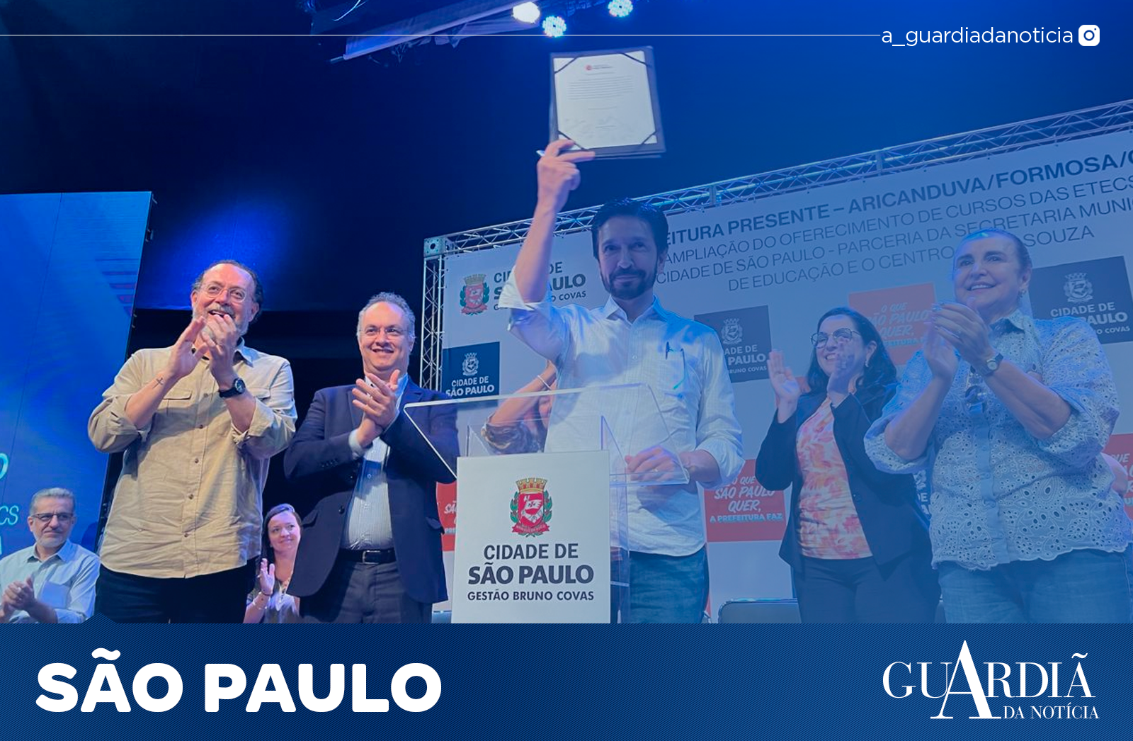 Prefeito Ricardo Nunes autoriza a ampliação de vagas em 15 Etecs.