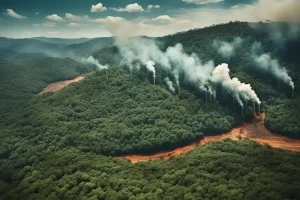 Mudança climática: Fumaça e fábricas